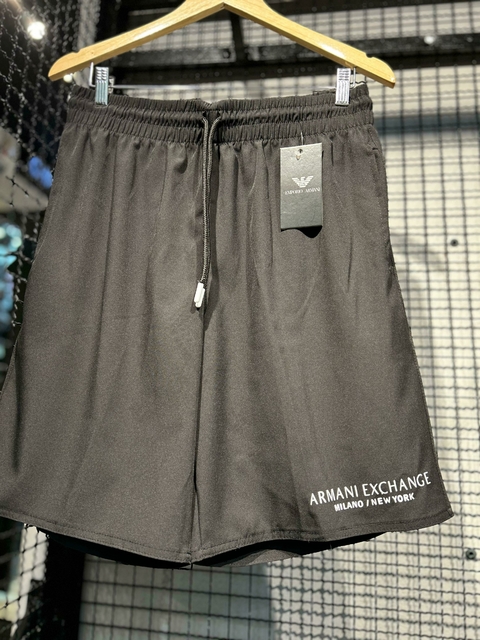 Bermuda Armani Exchange Milano NY preto - comprar online