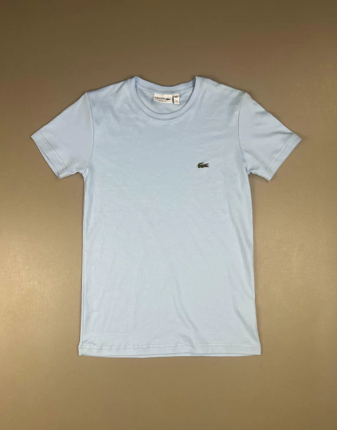 Camiseta Lacoste Trad básica azul bebê - comprar online