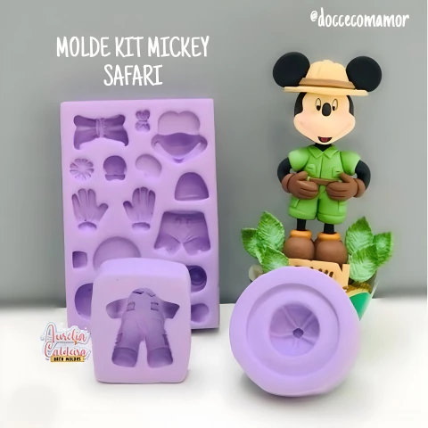 Molde Kit Mickey Safari - comprar online