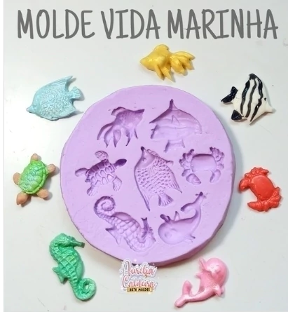 Molde Seres Marinhos