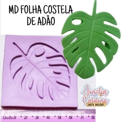Molde Folha Costela de Adão