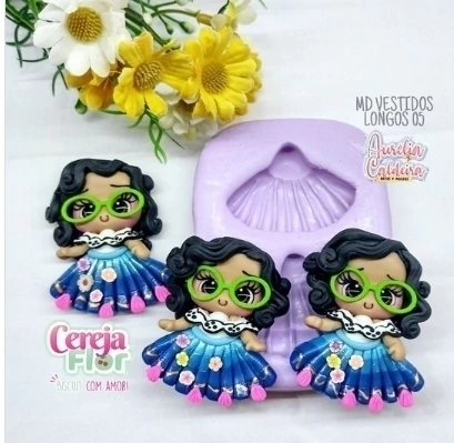 Molde Vestidos Longos 05 Apliques