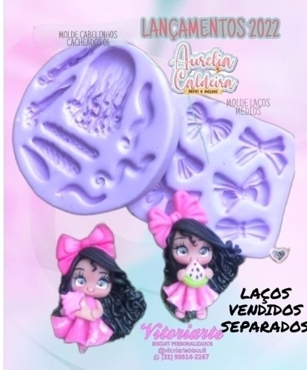 Molde Cabelinho Anelado 05