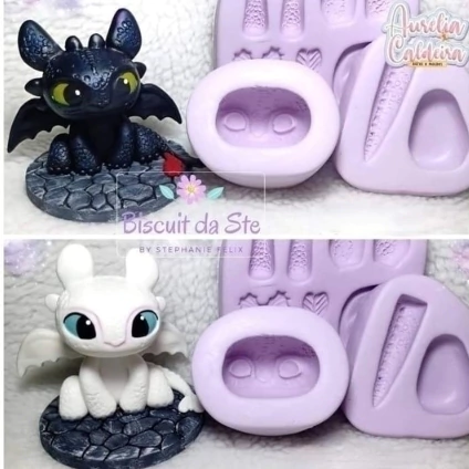 Molde Dragão Fúria da Noite e do Dia - comprar online