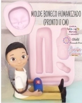Molde Boneco Humanizado 17 CM - comprar online