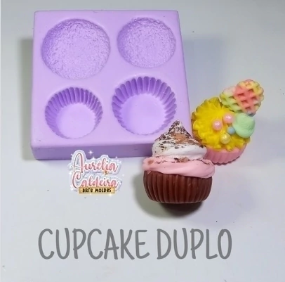 Molde Cupcake 3D Duplo