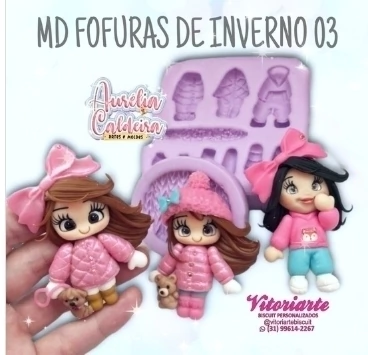Molde Fofuras de Inverno 03