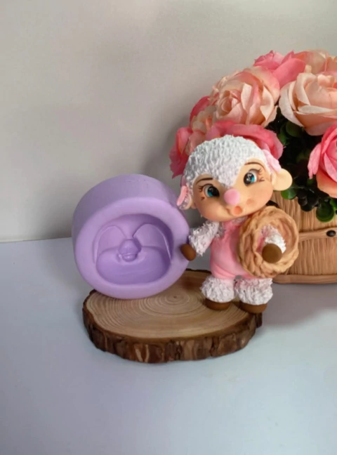 Molde Carinha Ovelhinha da Gi