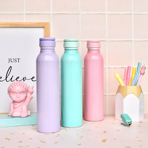 Botella aluminio pastel 500cc - comprar online