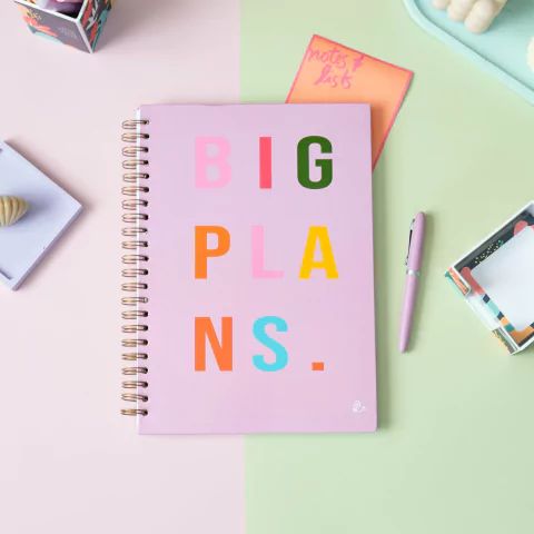 Cuaderno A4 Tapa dura Línea FUN Big Plans - comprar online