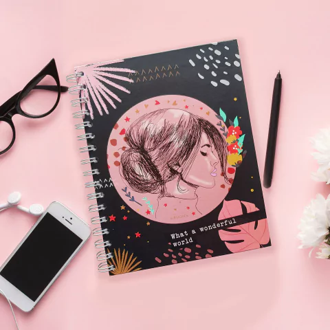 Cuaderno 1/2 Oficio Tapa dura Art - comprar online