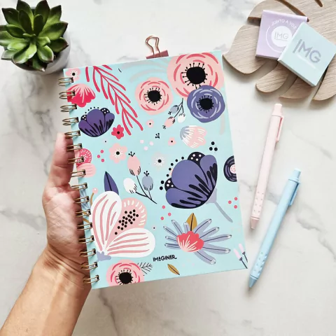Libreta A5 Espiralada Flowers - comprar online