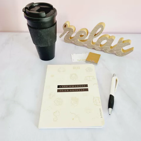 Kit Relax (vaso Mug+Libreta) - comprar online