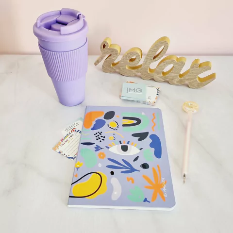 Kit Relax (vaso Mug+Libreta) - comprar online