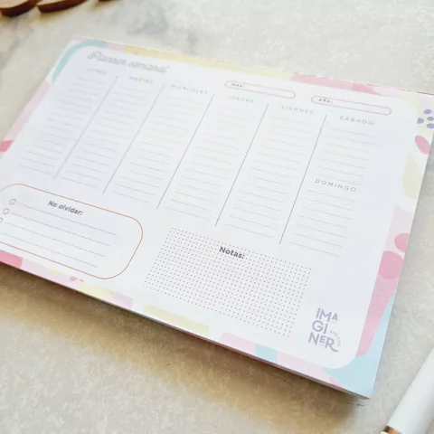 Planner Semanal Block Escan - comprar online