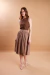 Saia Cervo Midi Mocha Mousse - comprar online