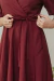 Imagem do Vestido Transpassado Sementeira Burgundy