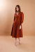 Vestido Midi Ava Terracota na internet