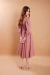 Vestido Midi Ava Rosa Antigo - loja online