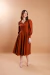 Vestido Midi Ava Terracota