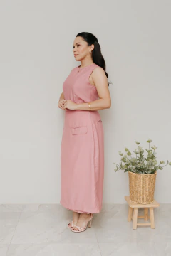 Saia Transpassada Essência Rosa Antigo