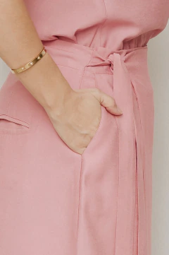 Saia Transpassada Essência Rosa Antigo - loja online