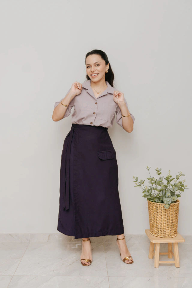 Camisa Campônia Lavanda Antigo - comprar online