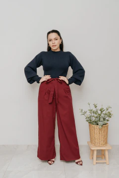 Calça Alfaiataria de Linho Lumina - comprar online