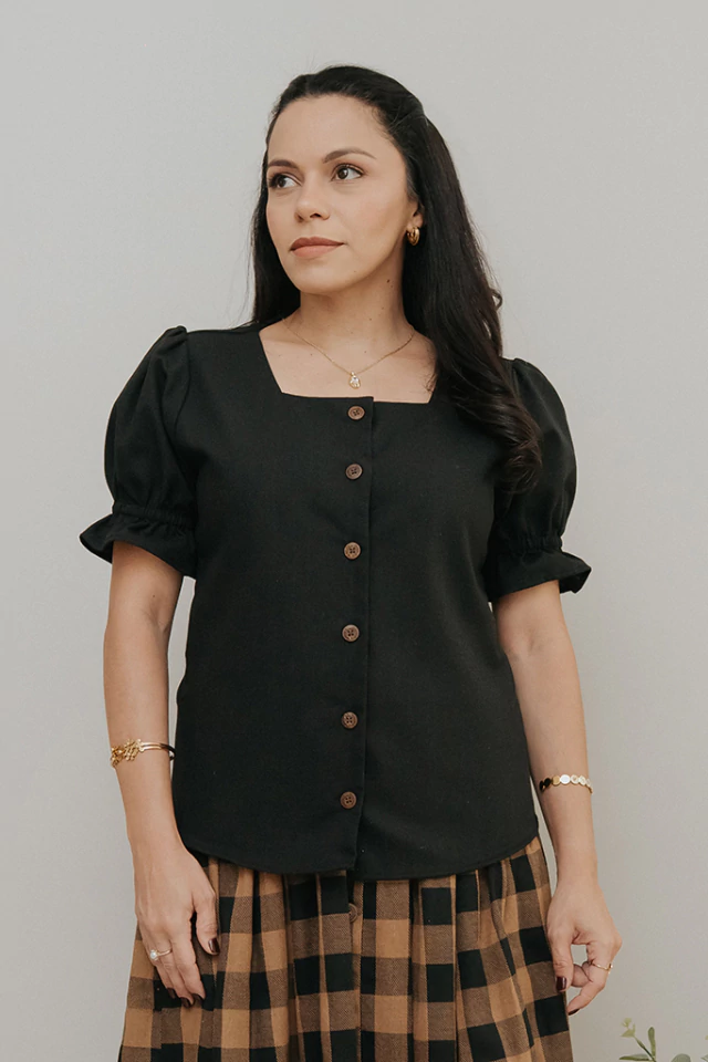 Camisa Erva Trigal Preta - loja online