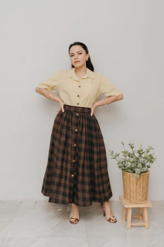 Camisa Campônia Amarelo Manteiga