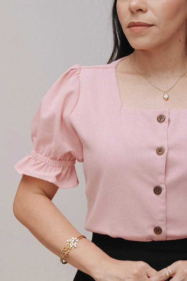 Camisa Erva Trigal Rosa - loja online