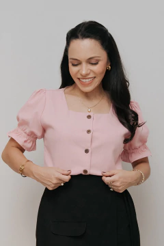 Camisa Erva Trigal Rosa - comprar online