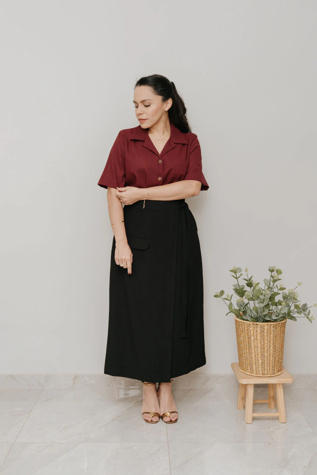 Camisa Campônia Burgundy