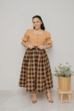 Camisa Erva Trigal Mostarda Antigo - comprar online