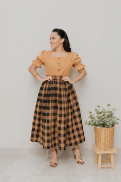 Camisa Erva Trigal Mostarda Antigo - loja online
