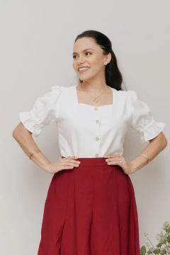 Camisa Erva Trigal Off White - comprar online