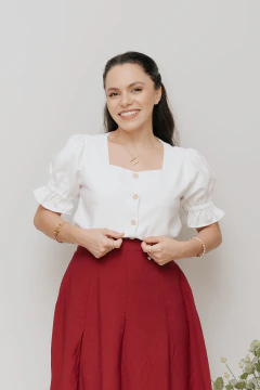 Camisa Erva Trigal Off White
