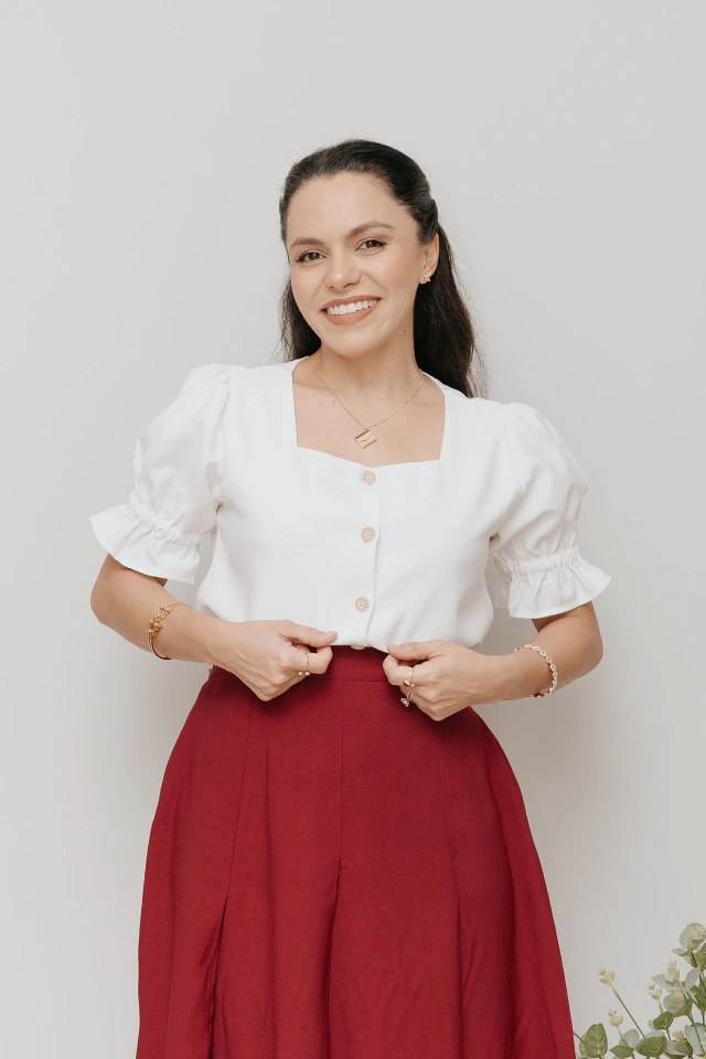 Camisa Erva Trigal Off White