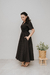 Vestido Transpassado Sementeira Preto