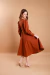 Vestido Midi Ava Terracota