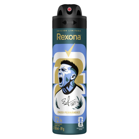 Rexona Desodorante Antitranspirante Sensitive Men Edicion Enzo Fernandez x 150 Ml