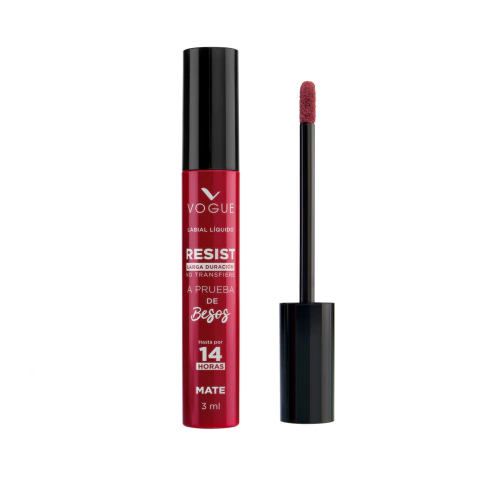 Vogue Labial Liquido Mate Resist Tono Apasionada