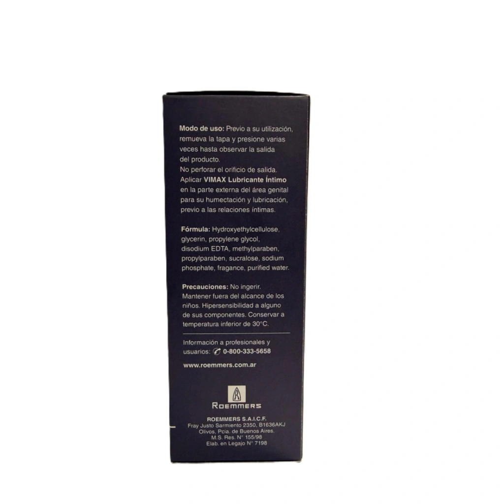 Vimax Gel ntimo lubricante con bomba dispensadora 50g