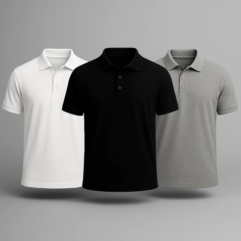 3x1 Chombas pique ( IMPORTADAS) - comprar online