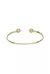 Bracelete Redondo Cravejado No Ouro na internet