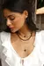 Choker De Cristais Preto