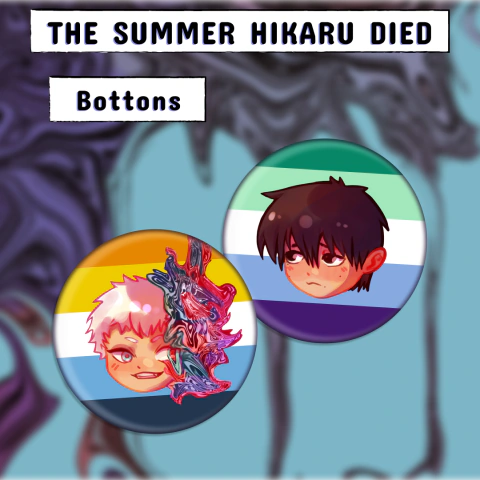 The Summer Hikaru Died Pride Pins