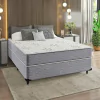 Cama Box Solteiro + Colchão Espuma Ortopédico D33 Piemonte 88x188x63cm -