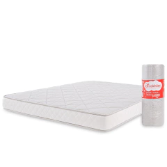 Colchão Casal Espuma D33 A Vácuo Ortopédica Certificada 138x188x17cm -
