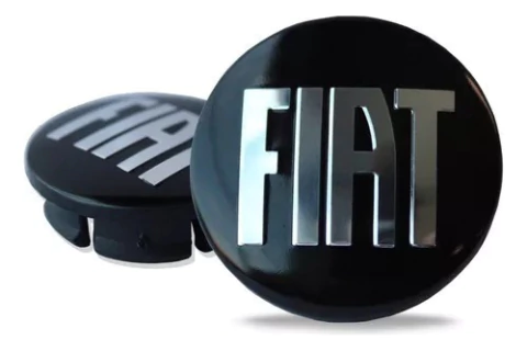 Jogo Calotinha Central Roda Fiat Liga Leve 0riginal 4 Un